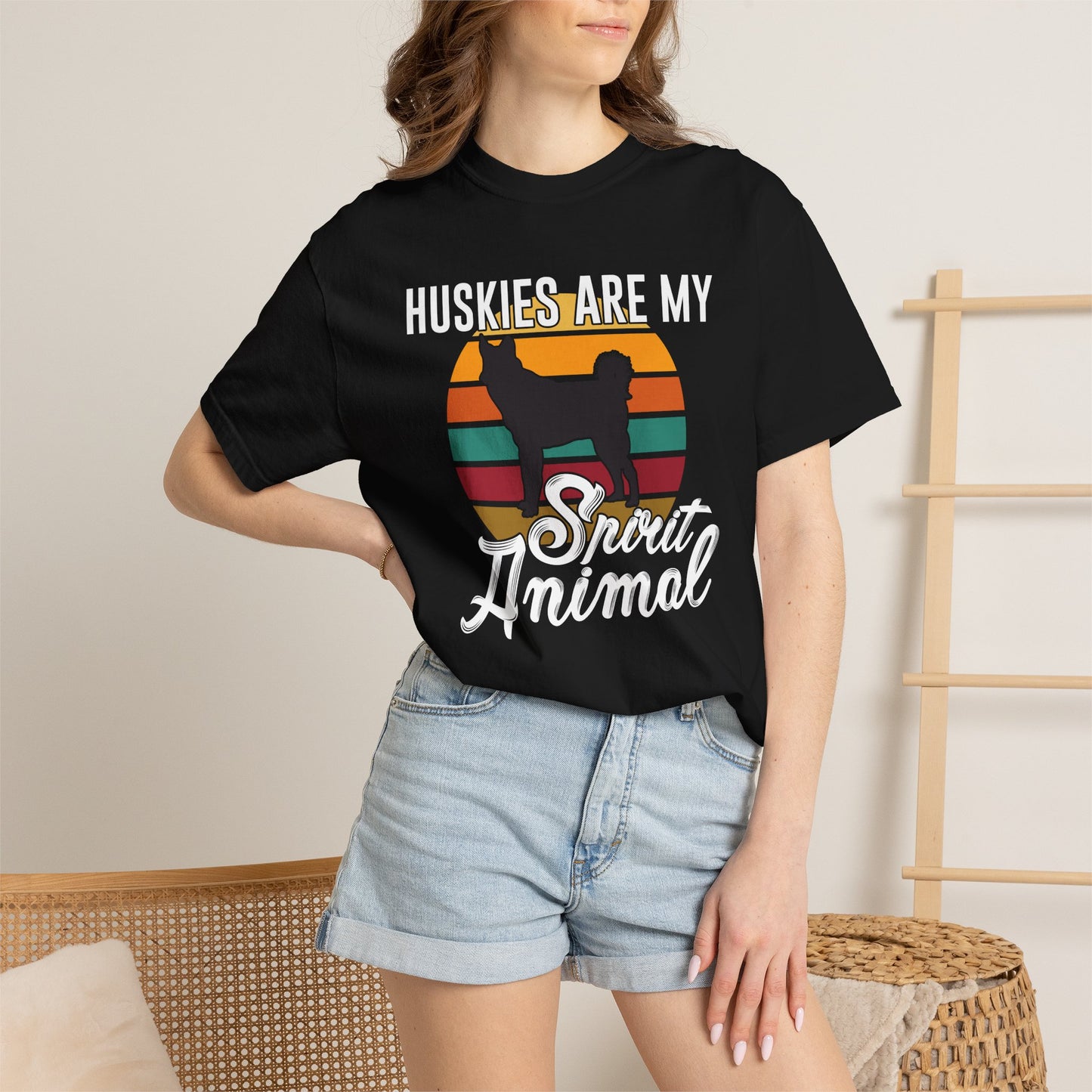 Husky Spirit Animal Dogs - T-Shirt