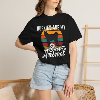Husky Spirit Animal Dogs - T-Shirt
