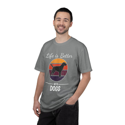Life is Better With Dogs - T-Shirt