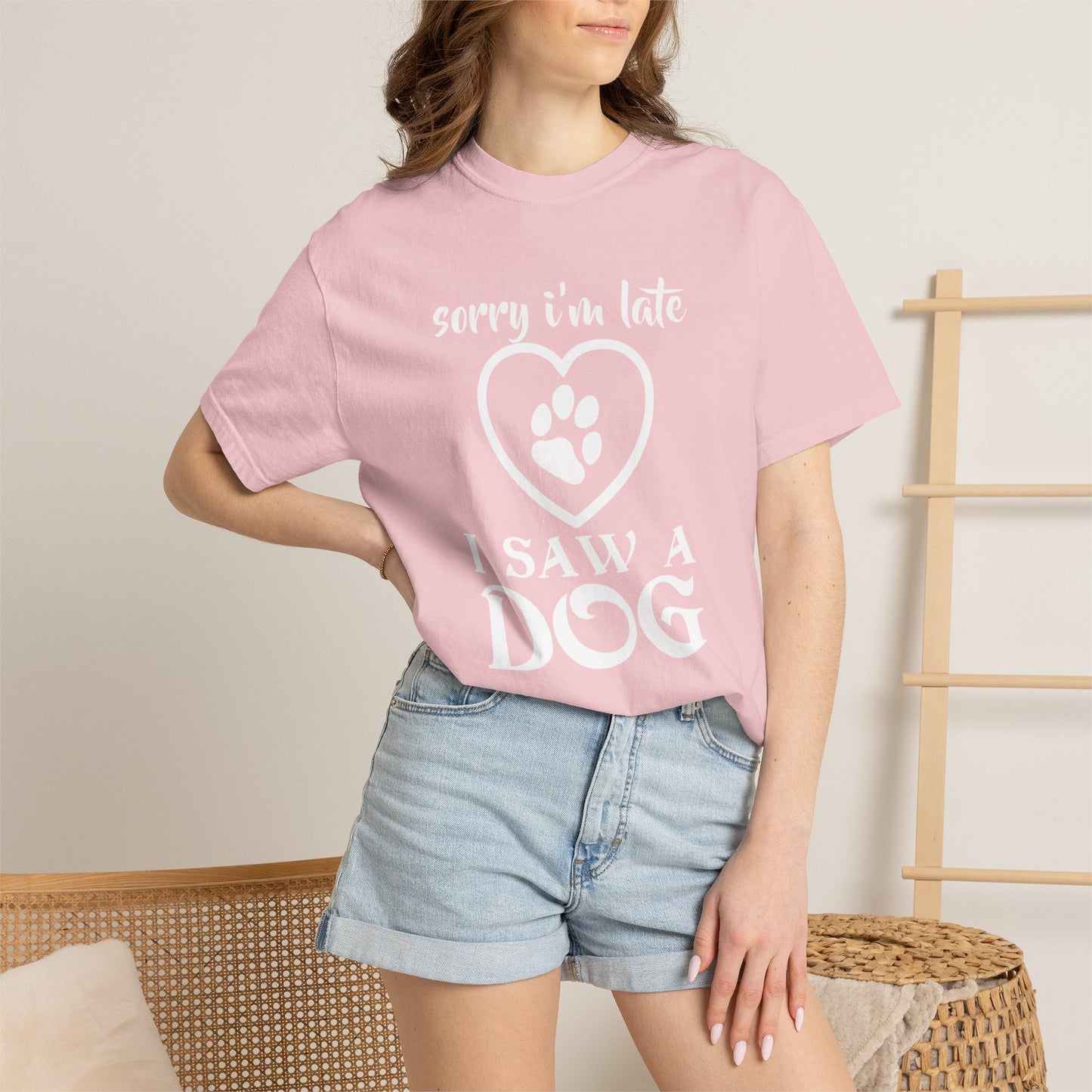 Sorry Im Late Dogs - T-Shirt
