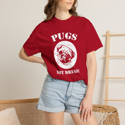 Pugs Not Drugs Dogs - T-Shirt