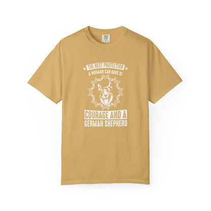 Woman Best Protection Dogs - T-Shirt