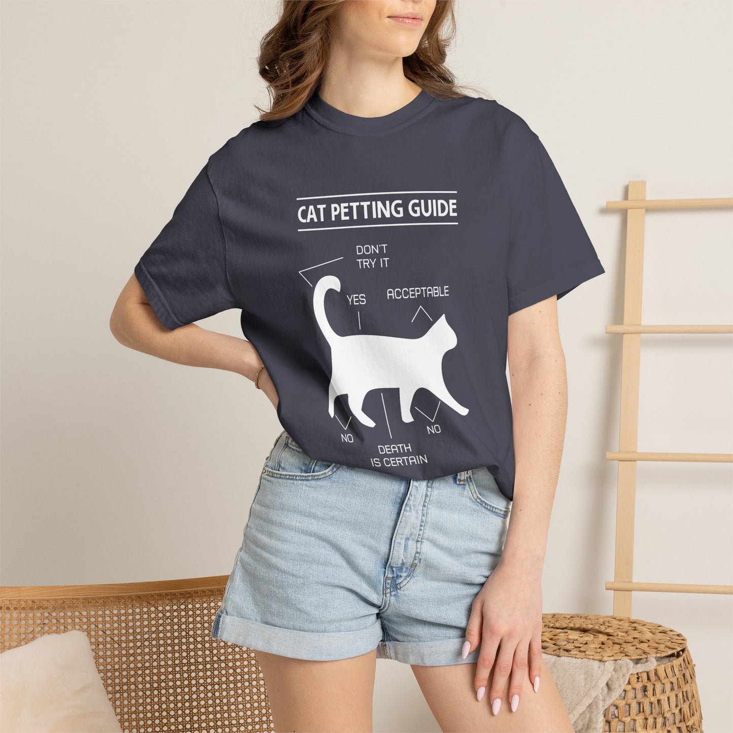 Cat Petting guide - T-Shirt