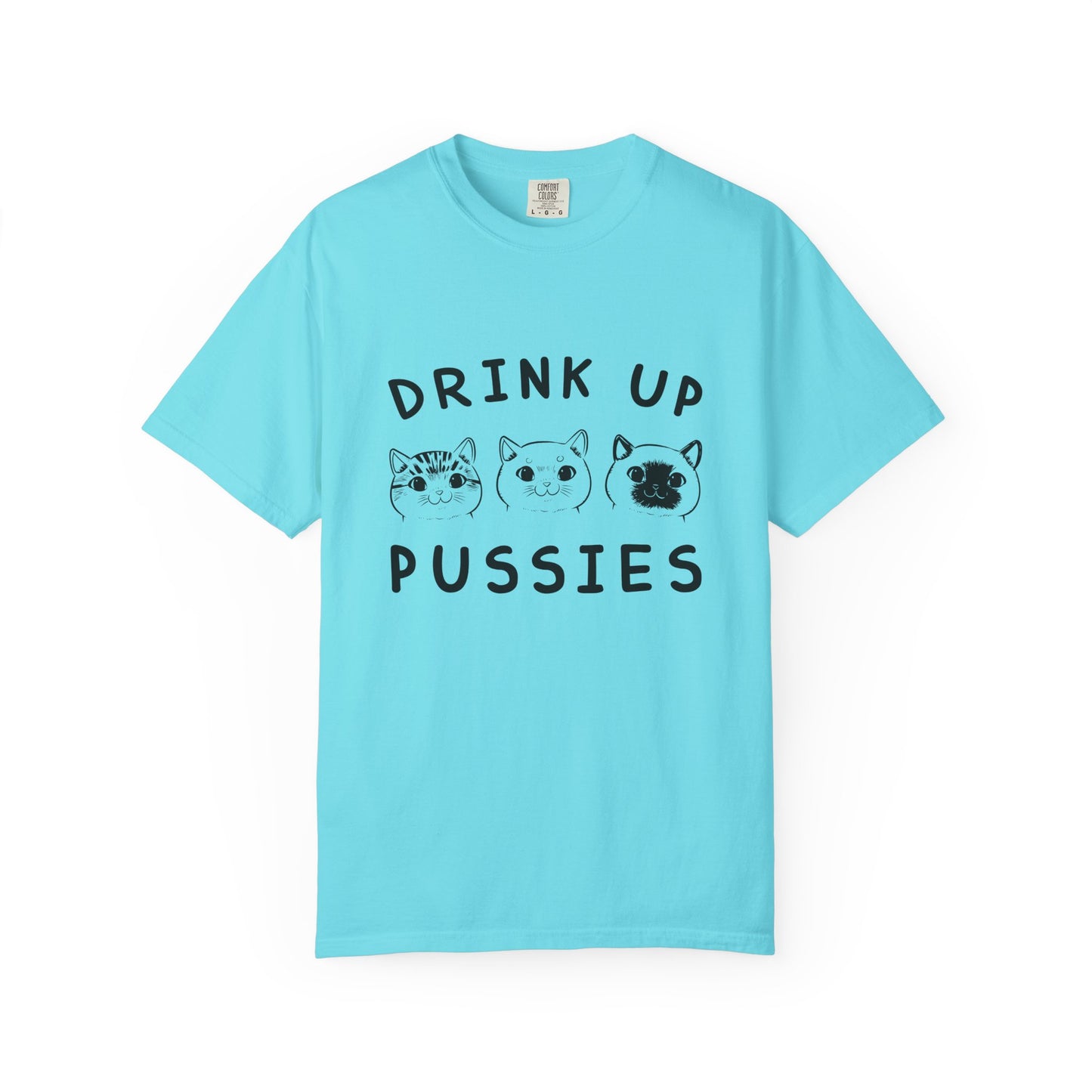 Drink Up Cat - T-Shirt