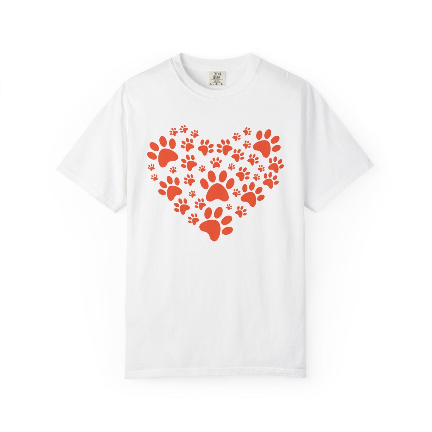 Heart Footprint Dogs - T-Shirt
