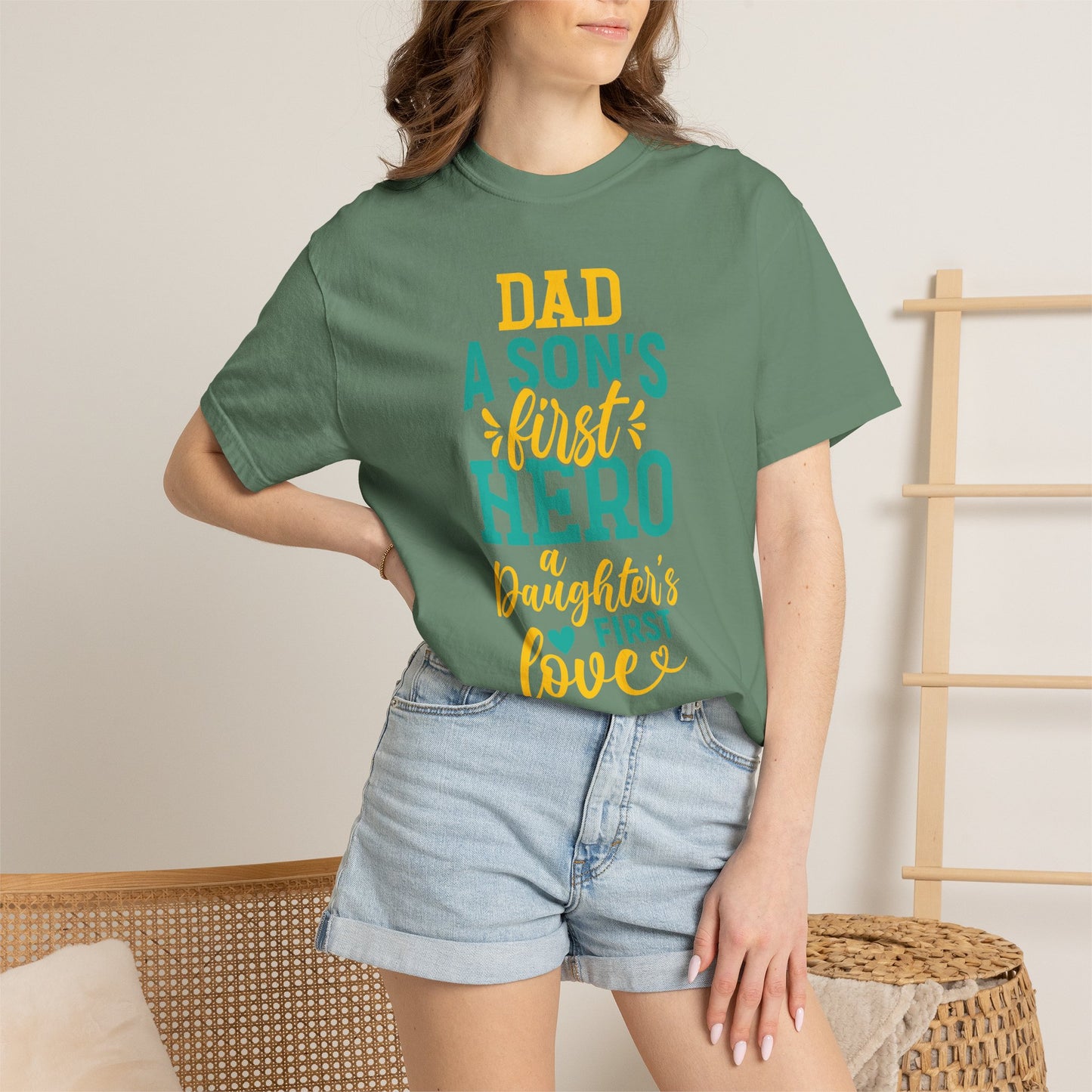 Daughter Son first Dad - T-Shirt