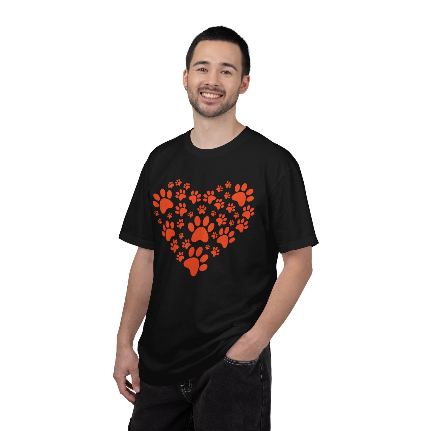 Heart Footprint Dogs - T-Shirt