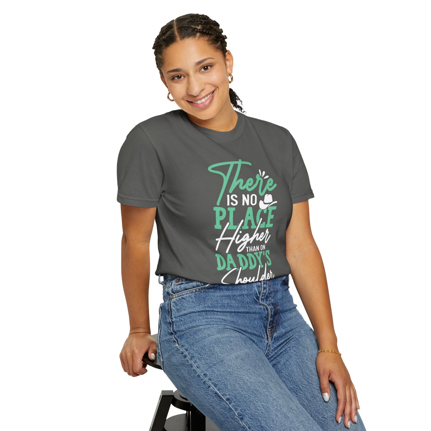 Daddys Shoulder Dad - T-Shirt