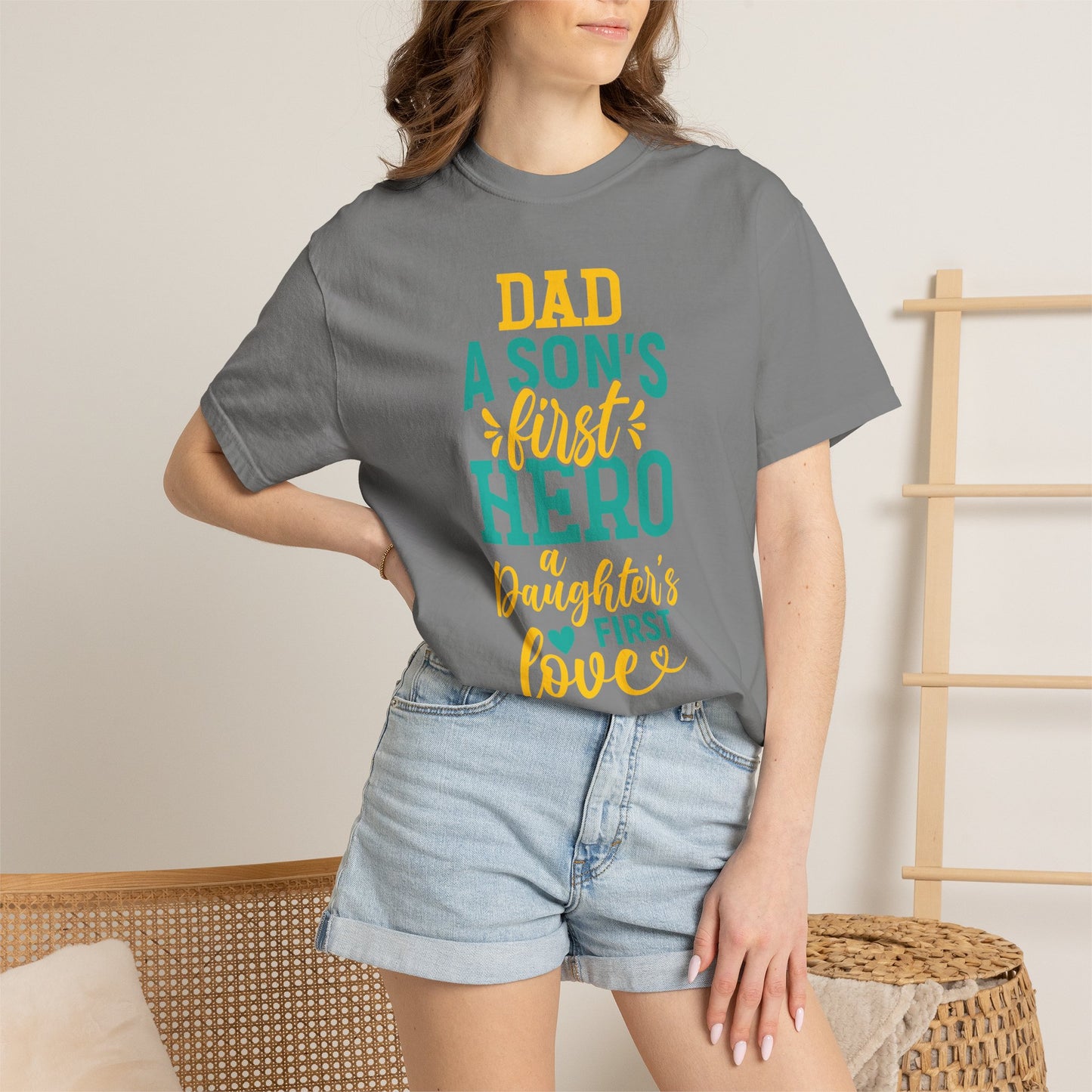 Daughter Son first Dad - T-Shirt