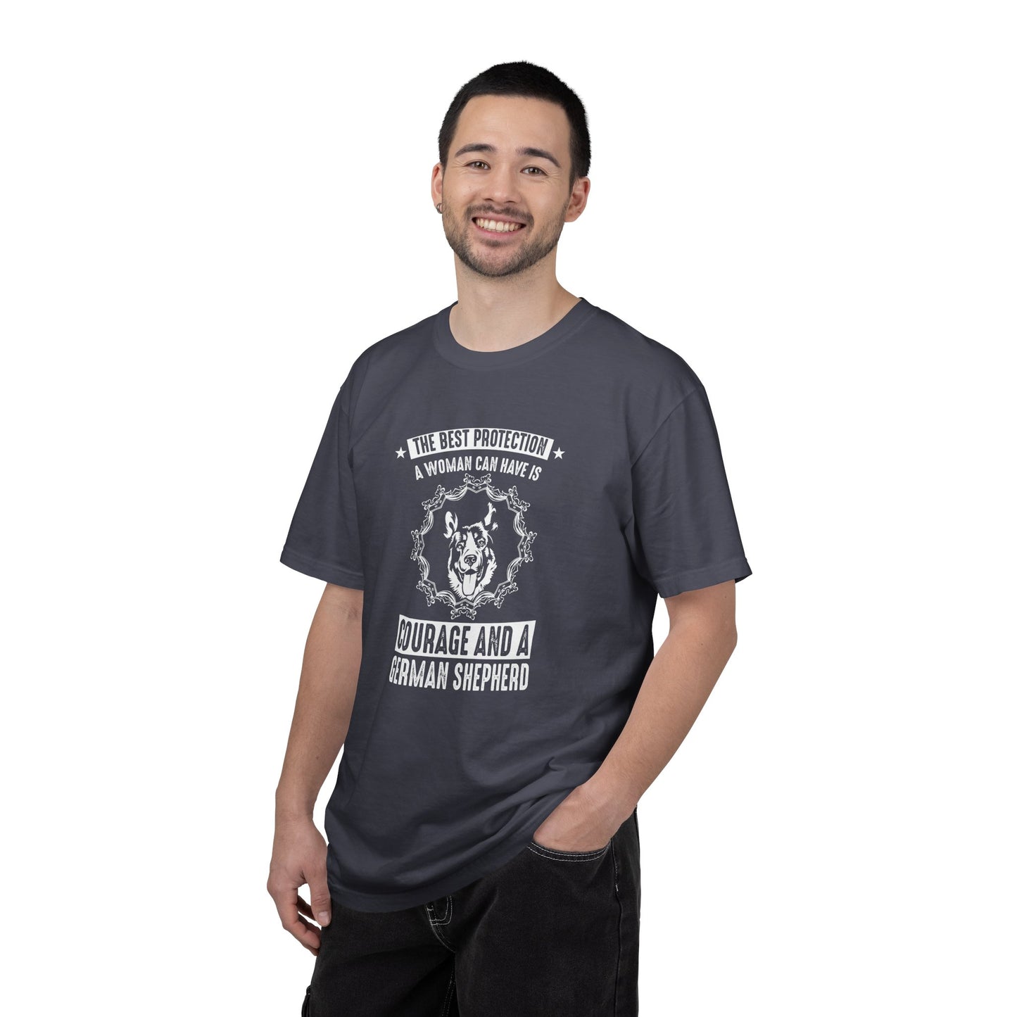 Woman Best Protection Dogs - T-Shirt