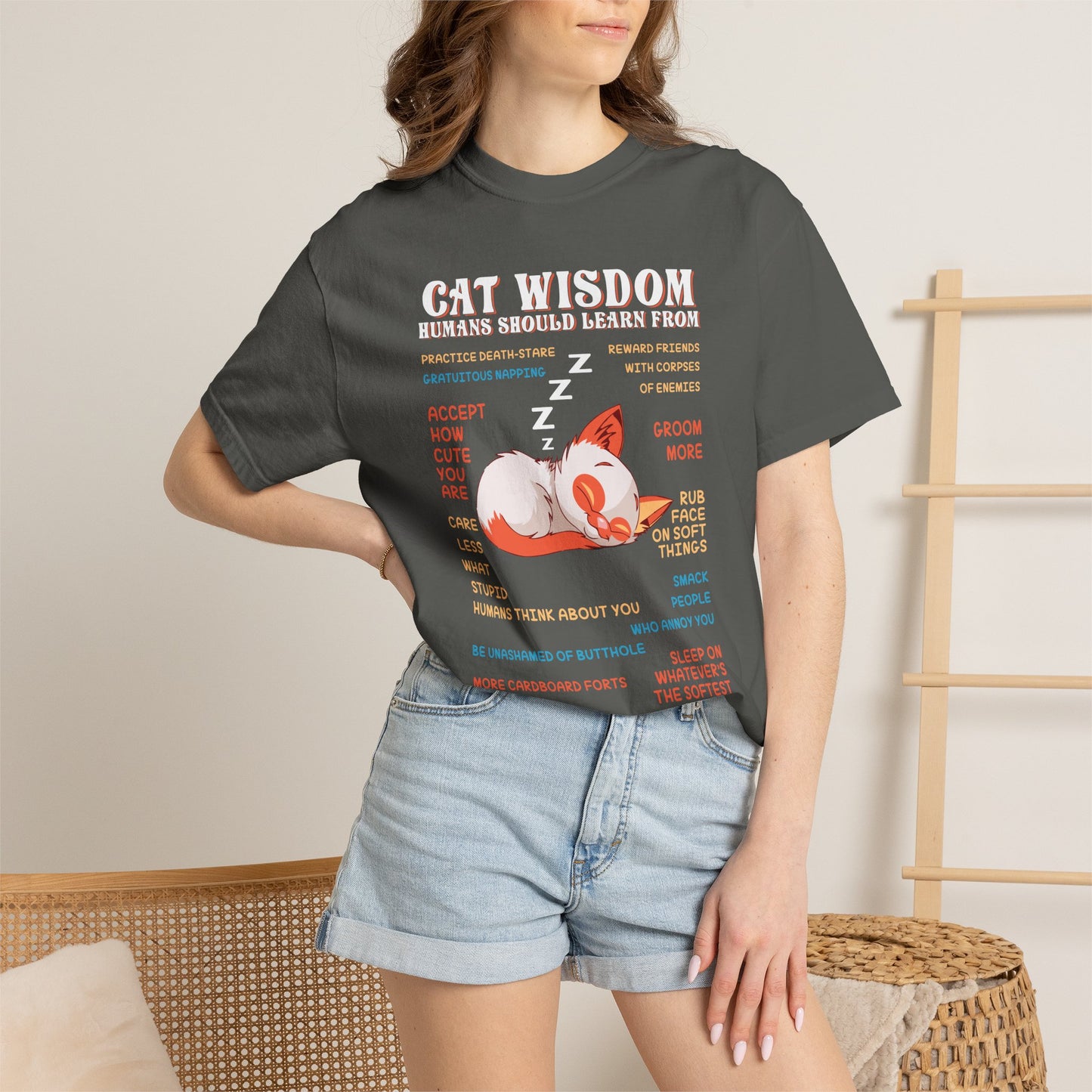 Cat Wisdom - T-Shirt