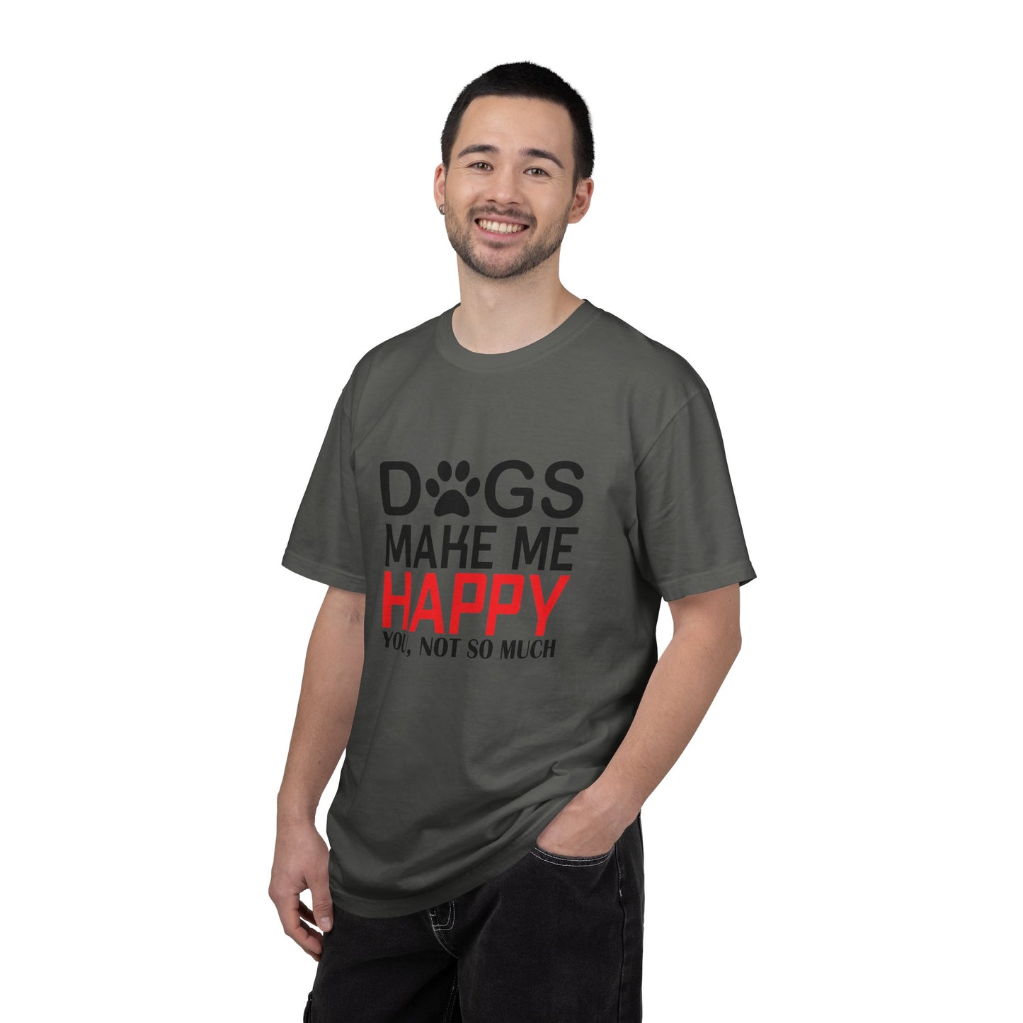 Dogs Make Me Happy Dogs - T-Shirt