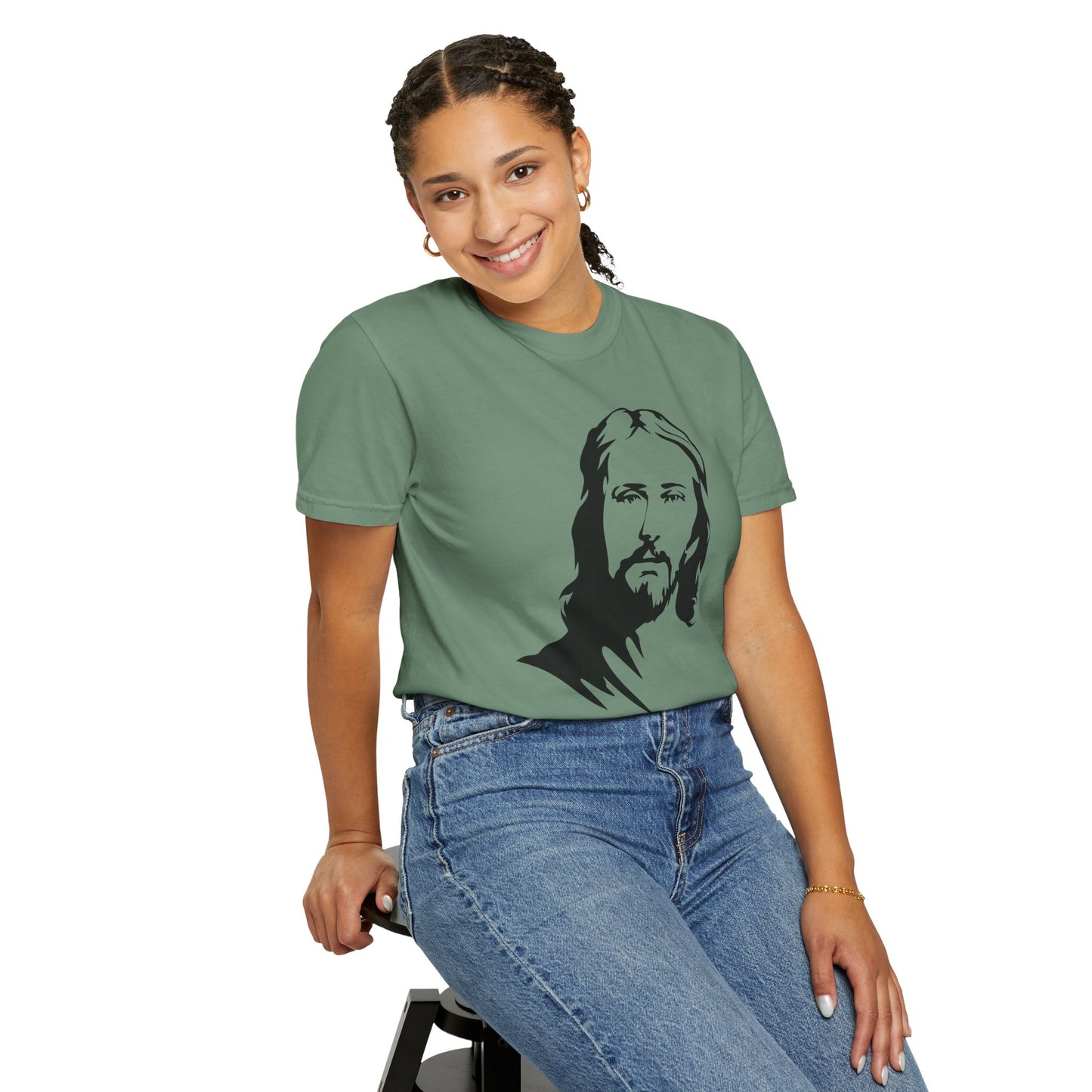 Jesus Portrait T-Shirt — Inspirational Christian Faith Tee
