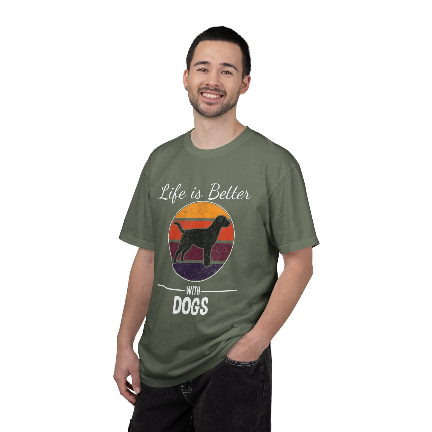 Life is Better With Dogs - T-Shirt