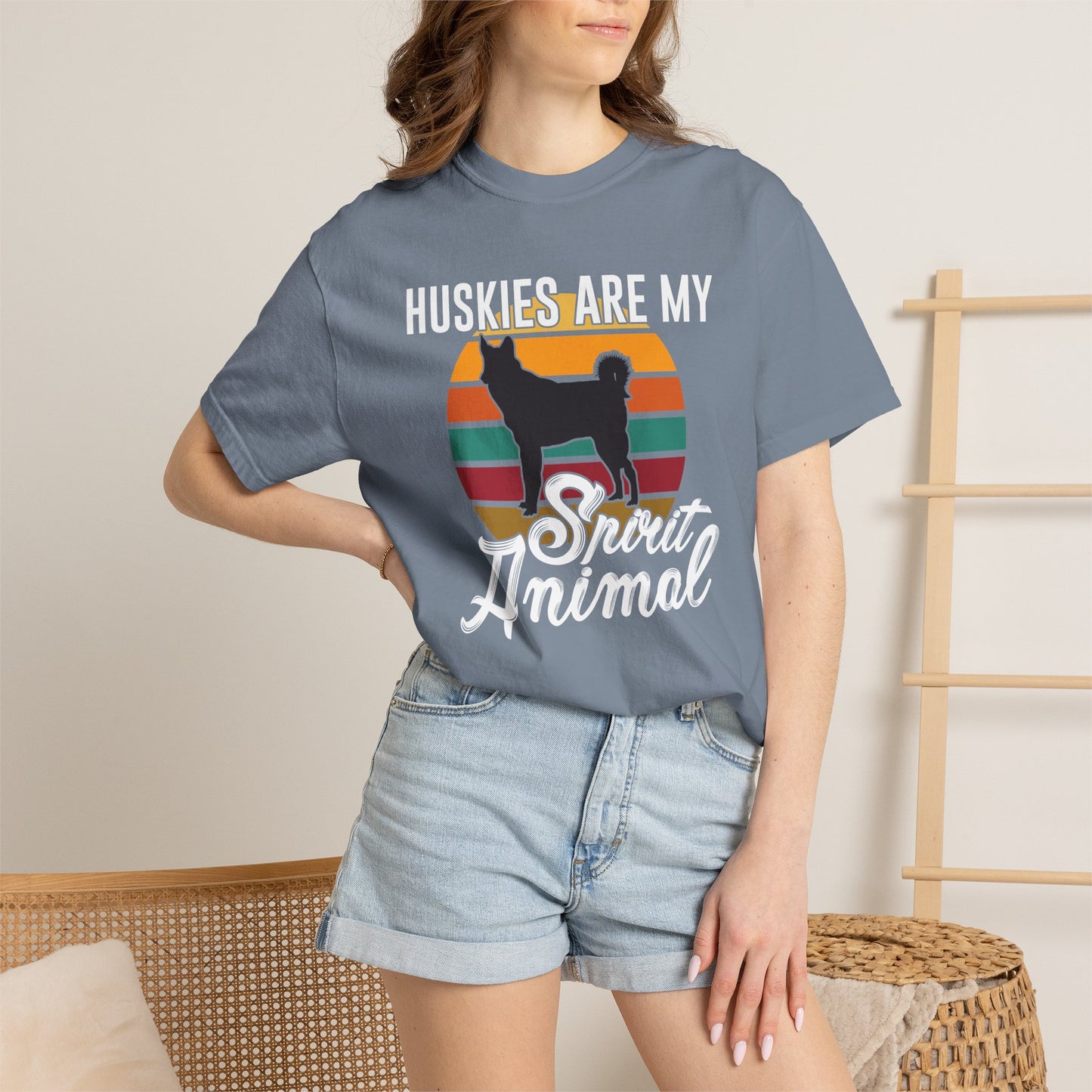 Husky Spirit Animal Dogs - T-Shirt