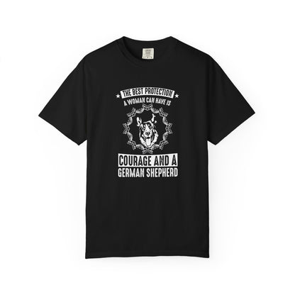 Woman Best Protection Dogs - T-Shirt