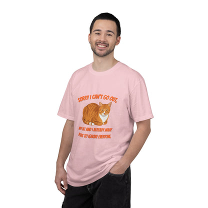 Sorry I Cant Go Cat - T-Shirt