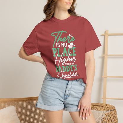 Daddys Shoulder Dad - T-Shirt