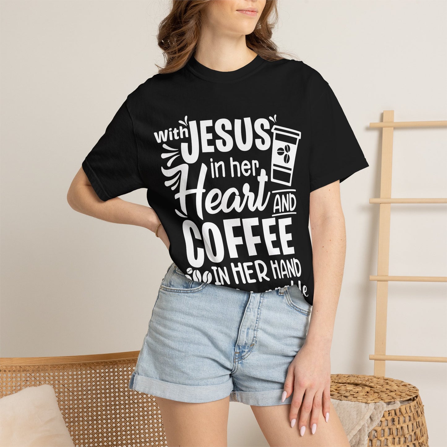 Jesus in Her Heart - T-Shirt
