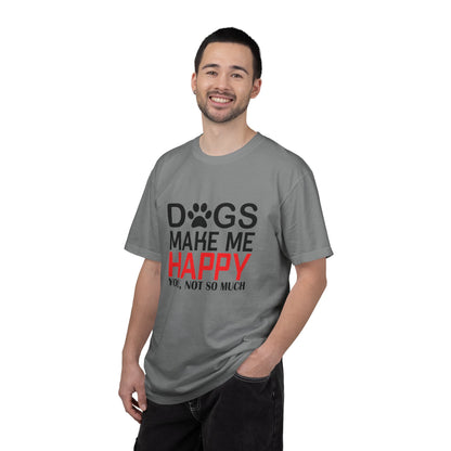 Dogs Make Me Happy Dogs - T-Shirt