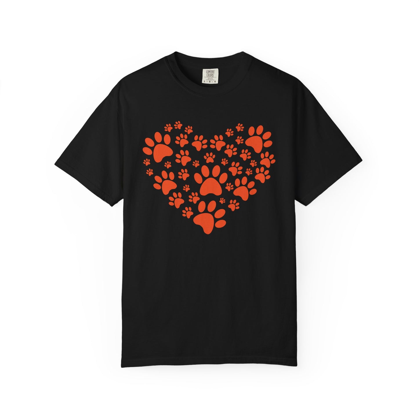 Heart Footprint Dogs - T-Shirt