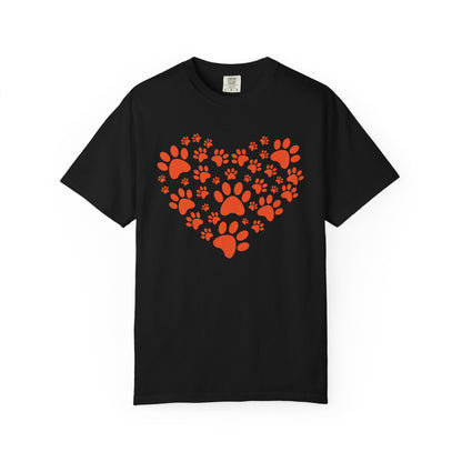 Heart Footprint Dogs - T-Shirt