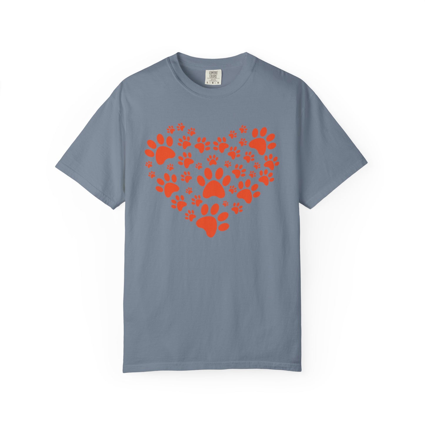 Heart Footprint Dogs - T-Shirt