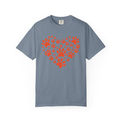 Heart Footprint Dogs - T-Shirt