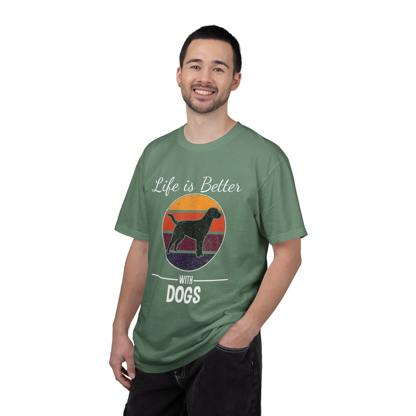Life is Better With Dogs - T-Shirt