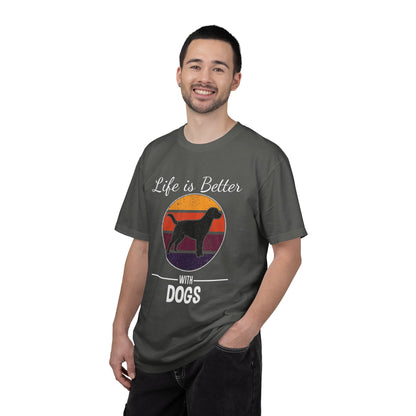 Life is Better With Dogs - T-Shirt