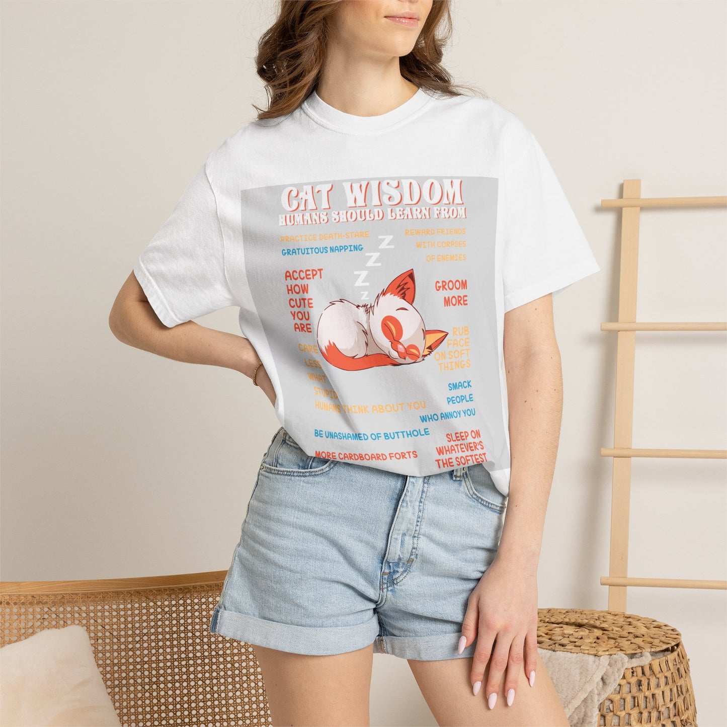 Cat Wisdom - T-Shirt