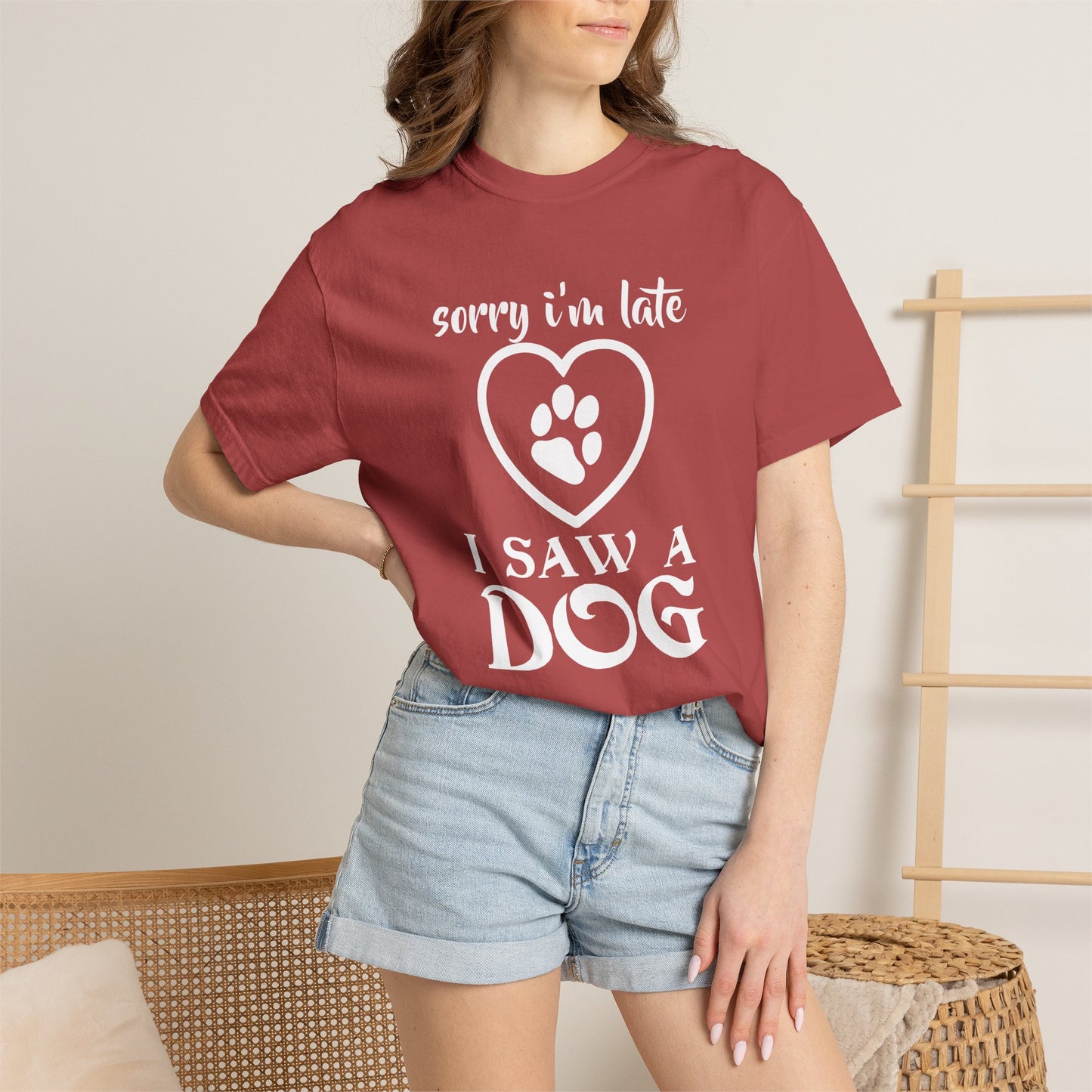 Sorry Im Late Dogs - T-Shirt