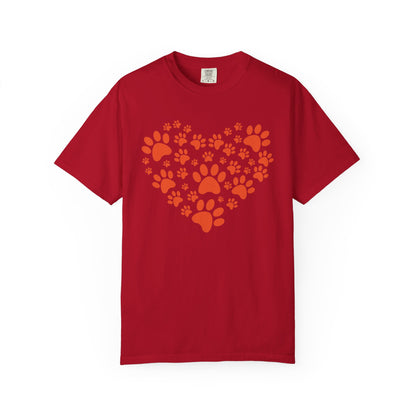 Heart Footprint Dogs - T-Shirt