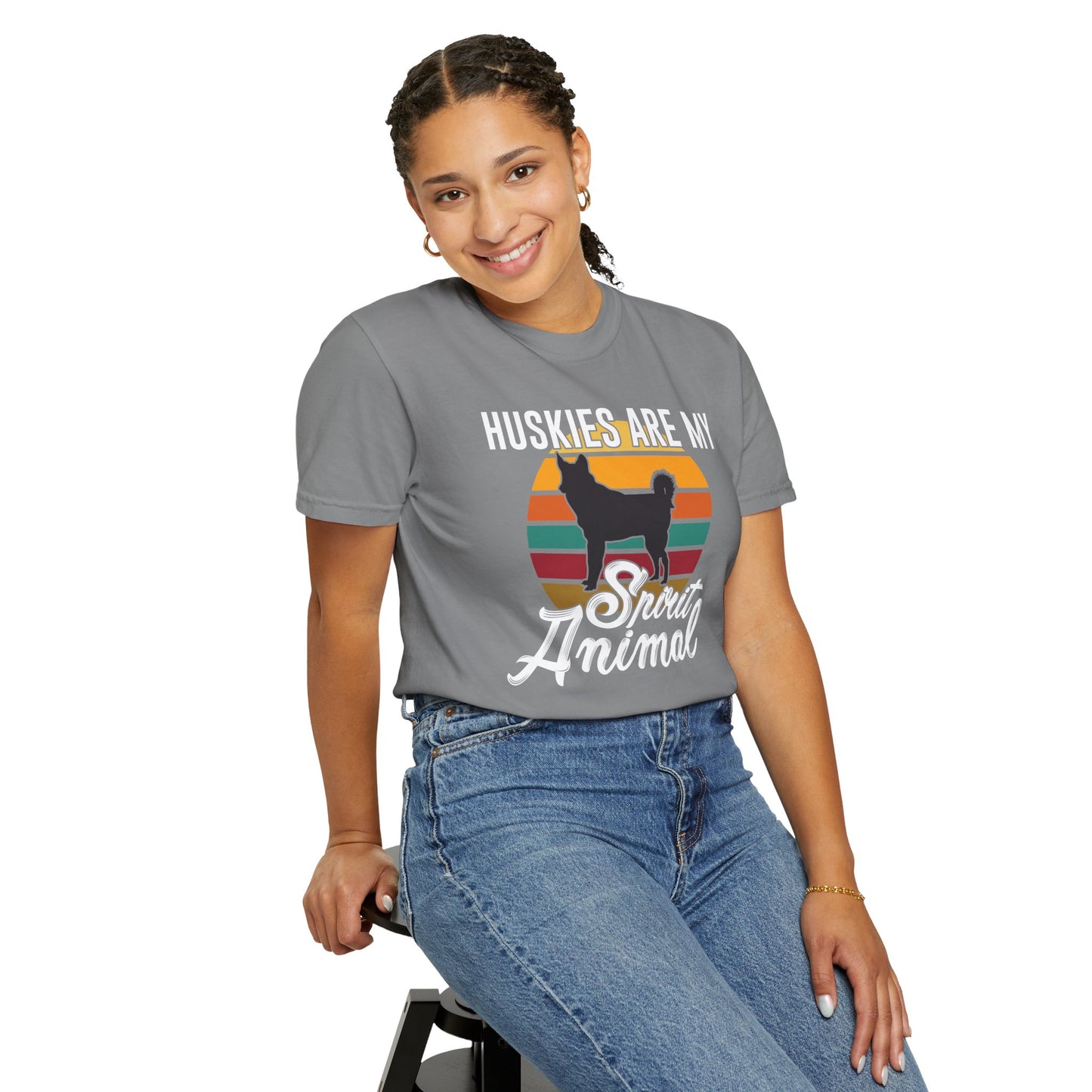 Husky Spirit Animal Dogs - T-Shirt