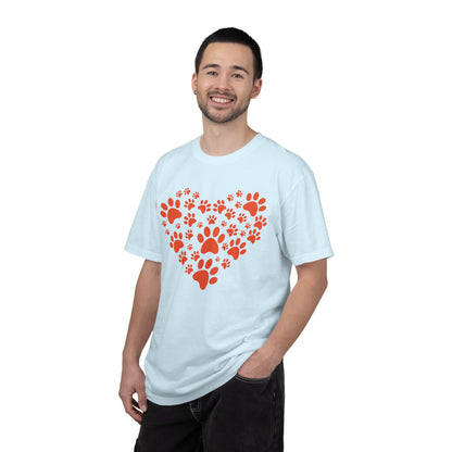 Heart Footprint Dogs - T-Shirt