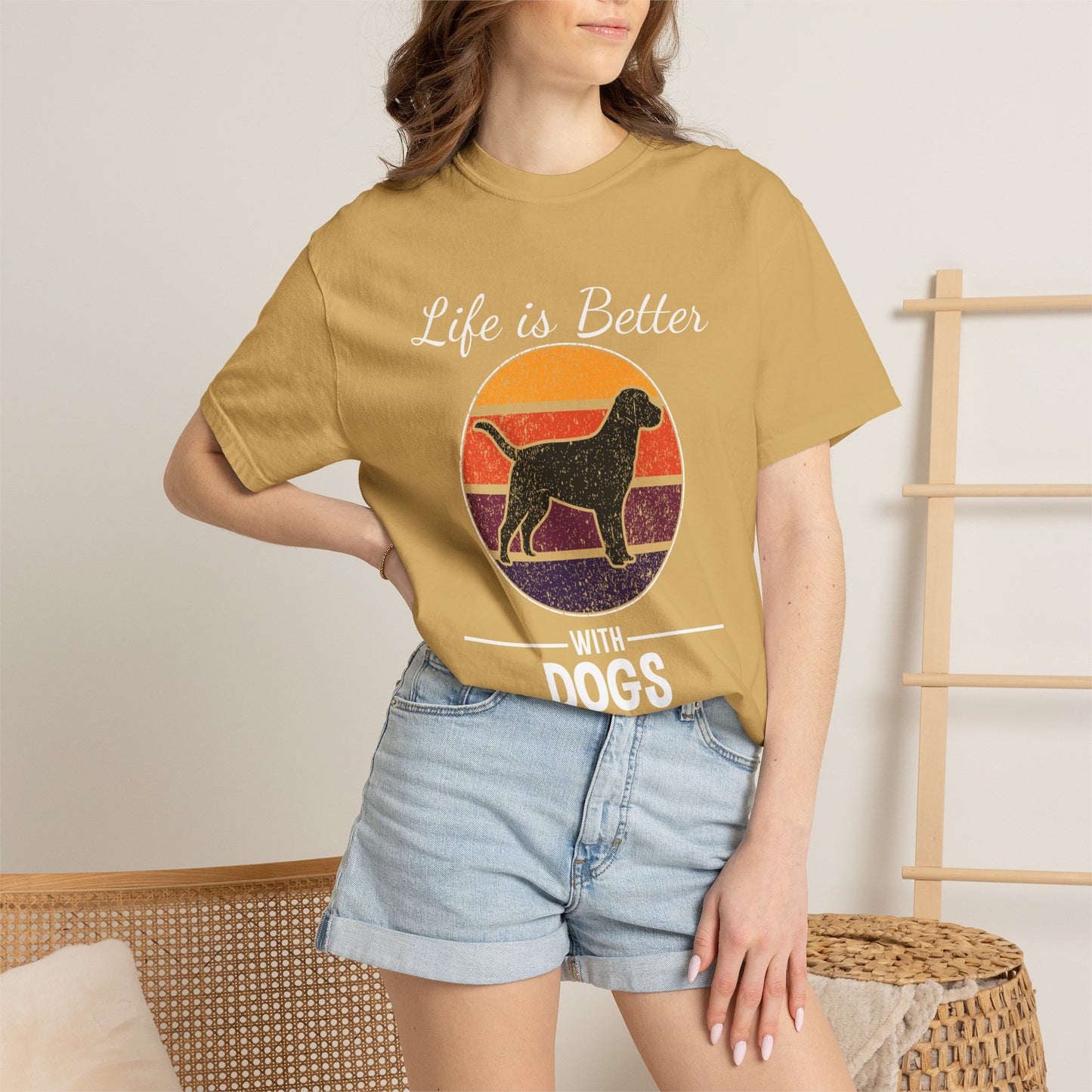 Life is Better With Dogs - T-Shirt