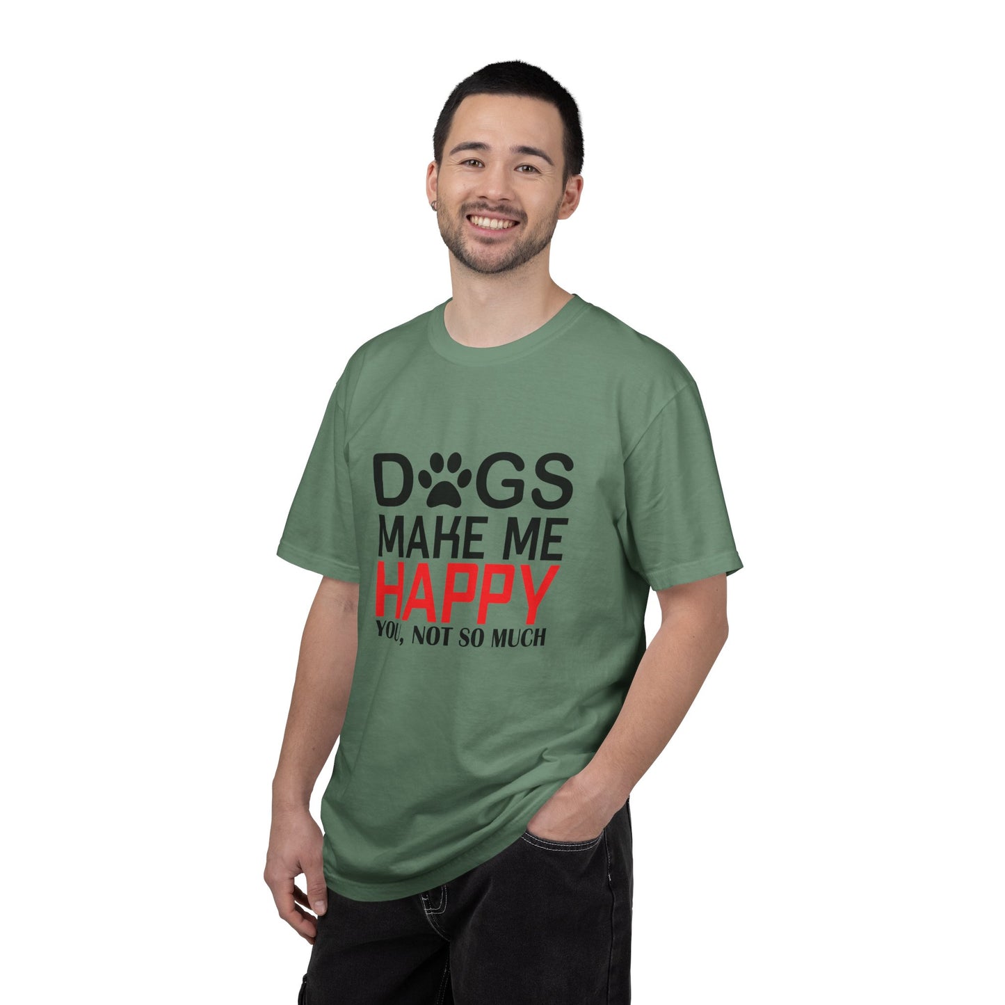 Dogs Make Me Happy Dogs - T-Shirt
