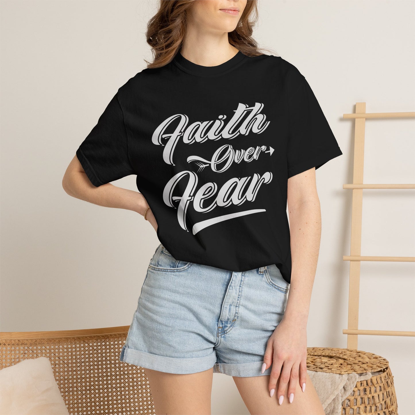 Faith Over Fear Christian - T-Shirt