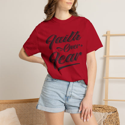 Faith Over Fear Christian - T-Shirt