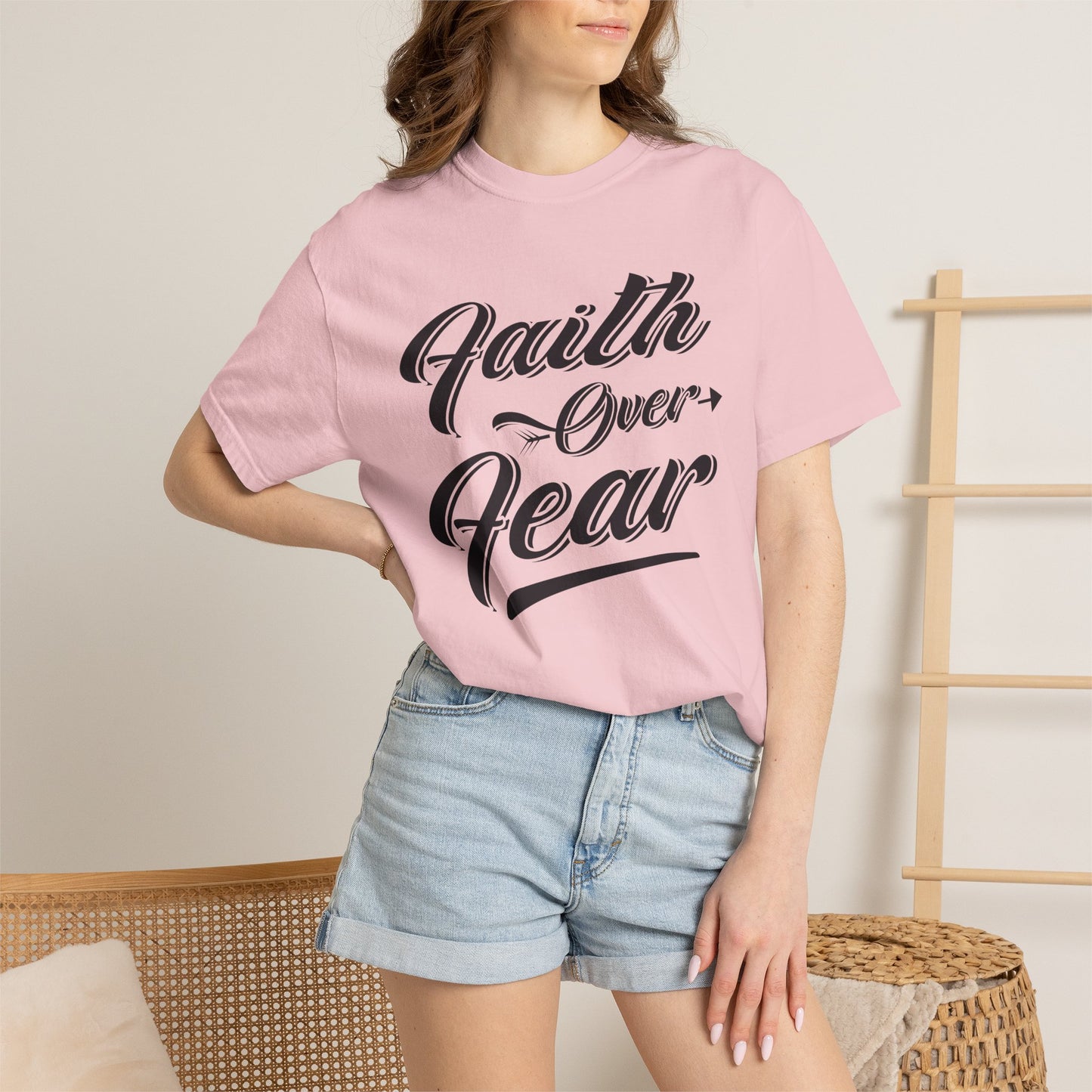 Faith Over Fear Christian - T-Shirt