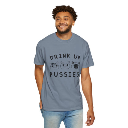 Drink Up Cat - T-Shirt
