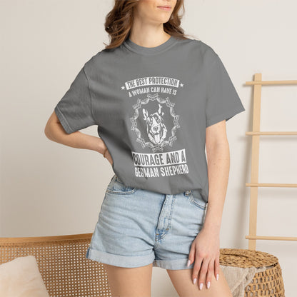 Woman Best Protection Dogs - T-Shirt
