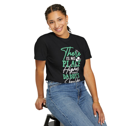 Daddys Shoulder Dad - T-Shirt