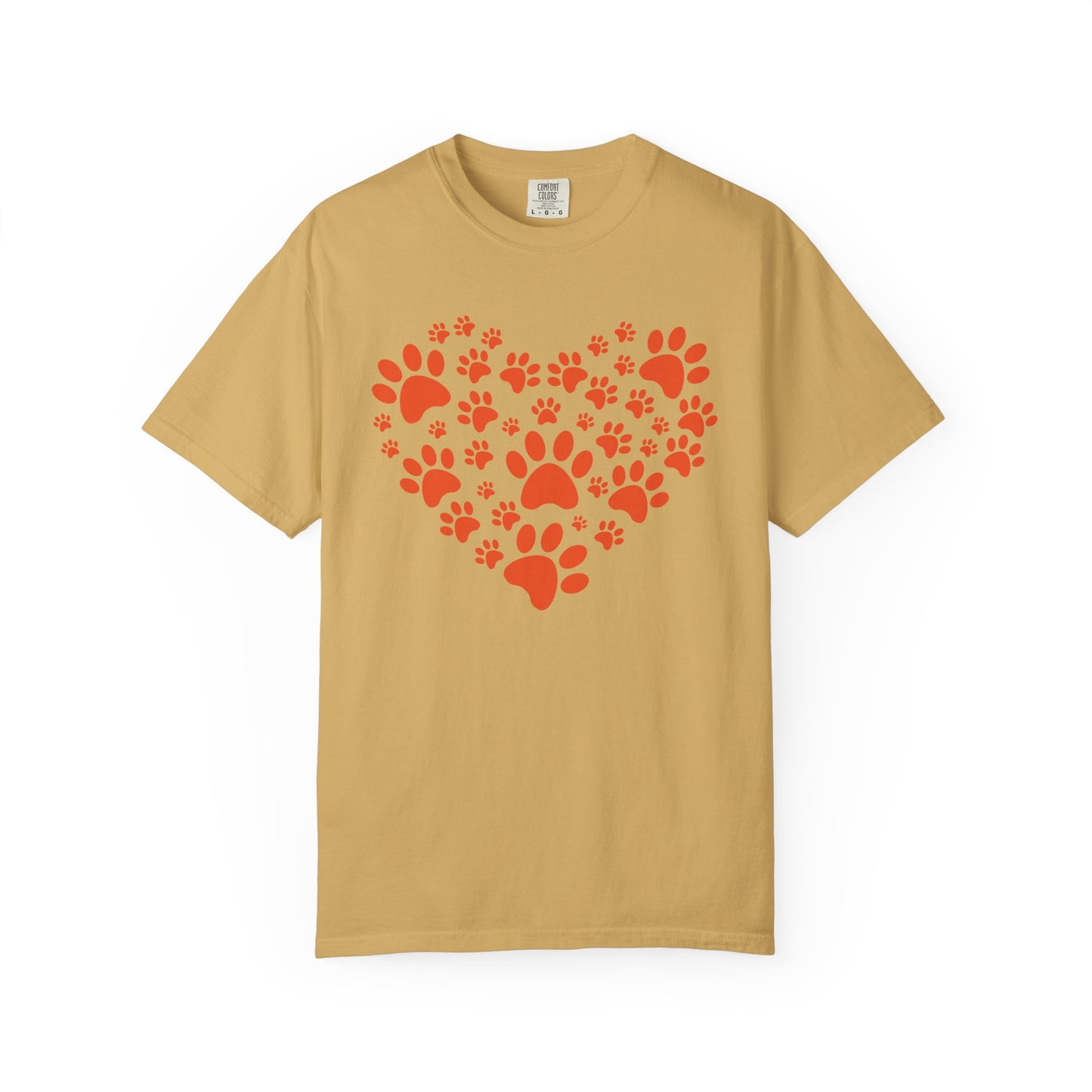 Heart Footprint Dogs - T-Shirt