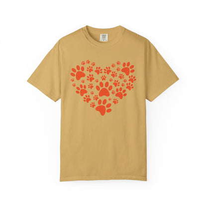 Heart Footprint Dogs - T-Shirt