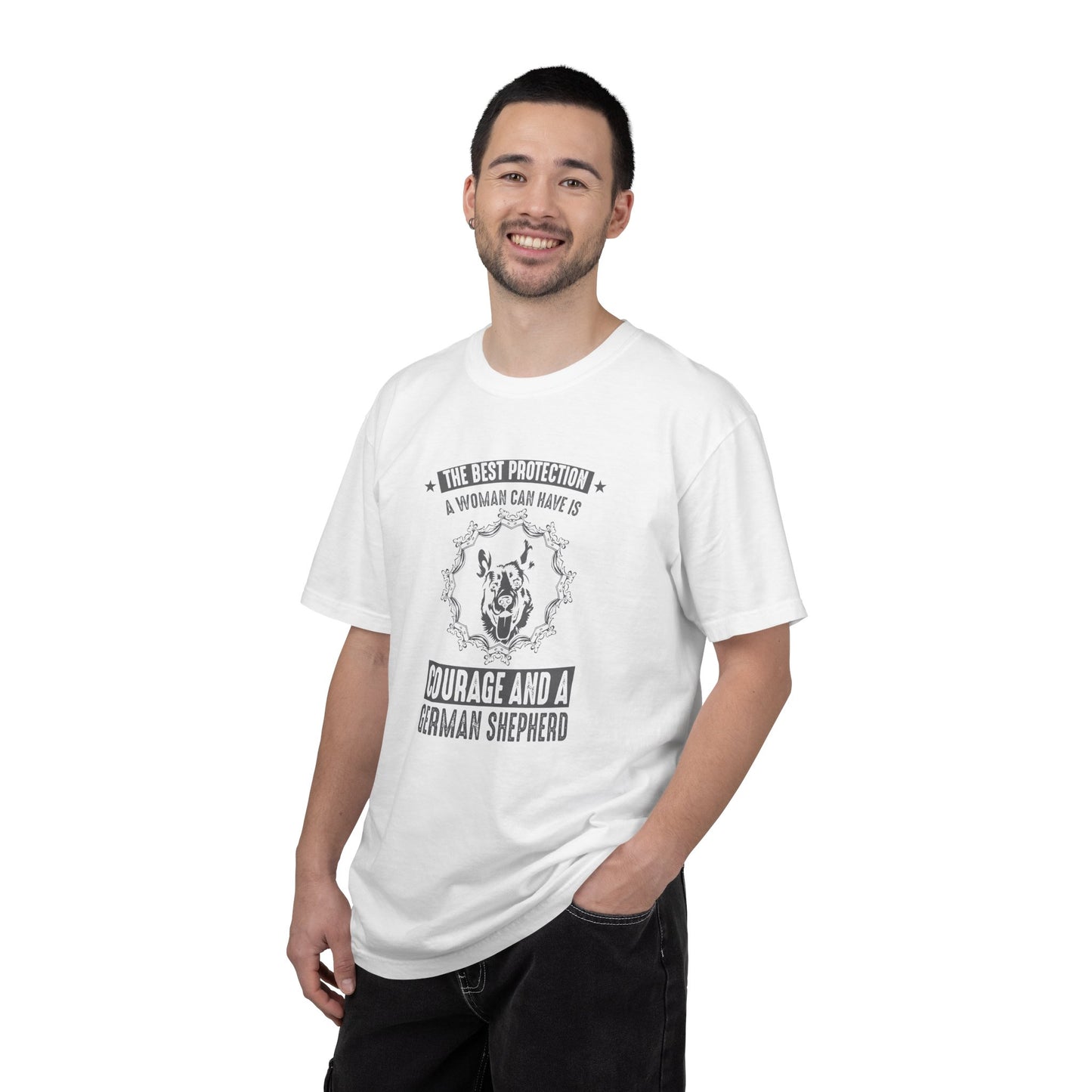 Woman Best Protection Dogs - T-Shirt