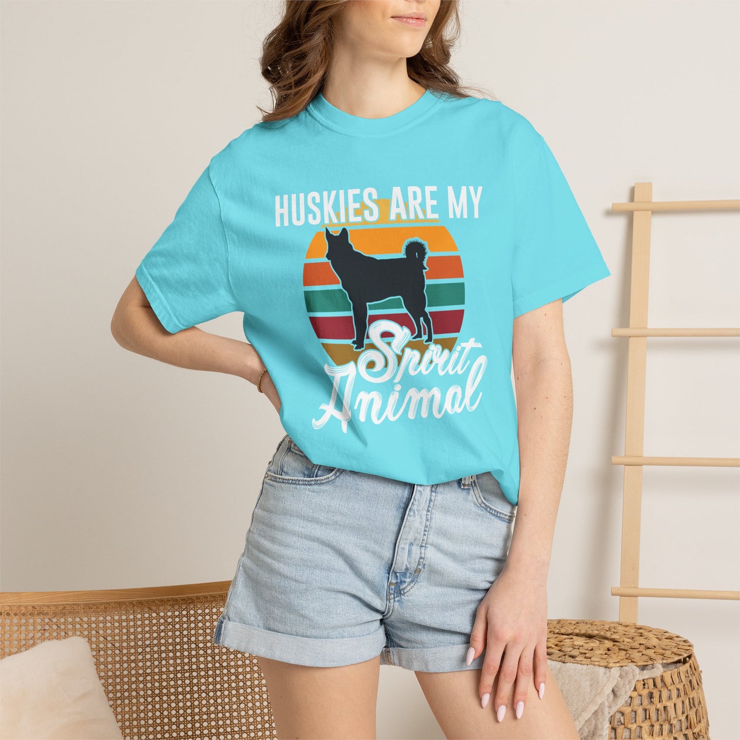 Husky Spirit Animal Dogs - T-Shirt