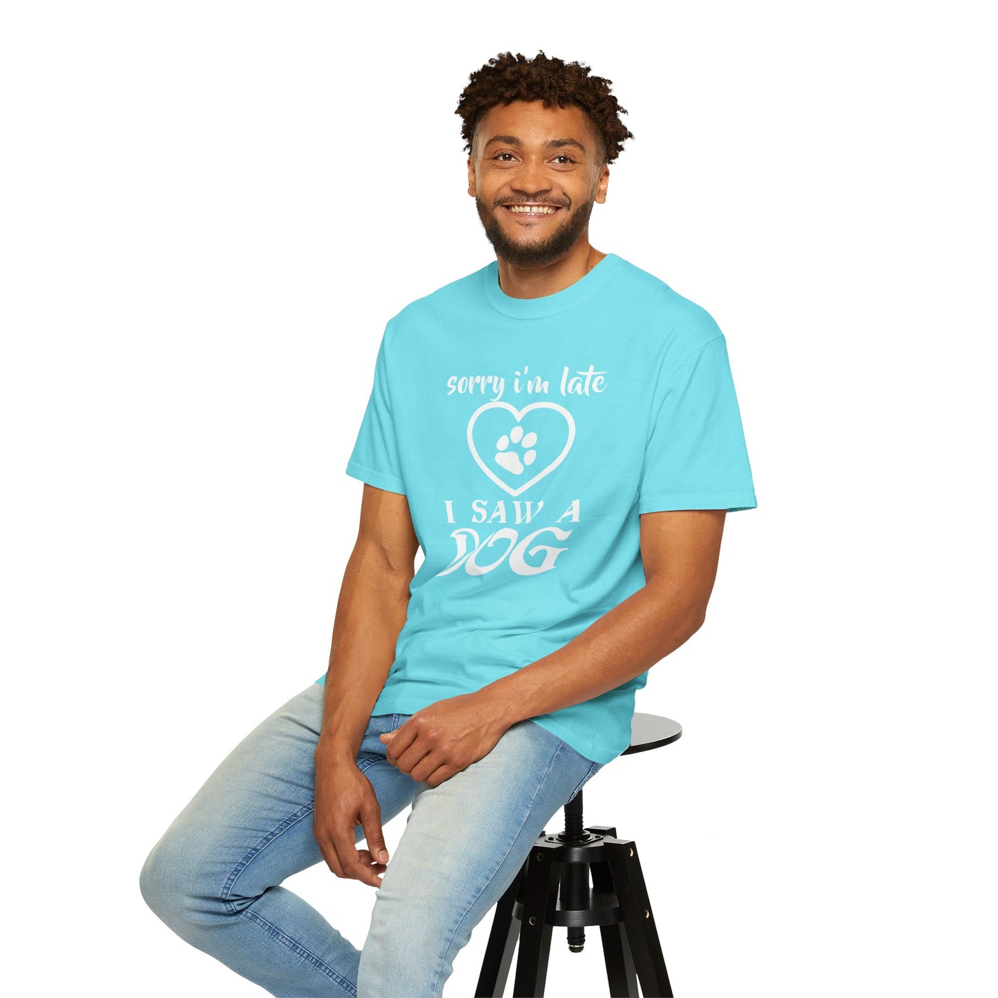 Sorry Im Late Dogs - T-Shirt