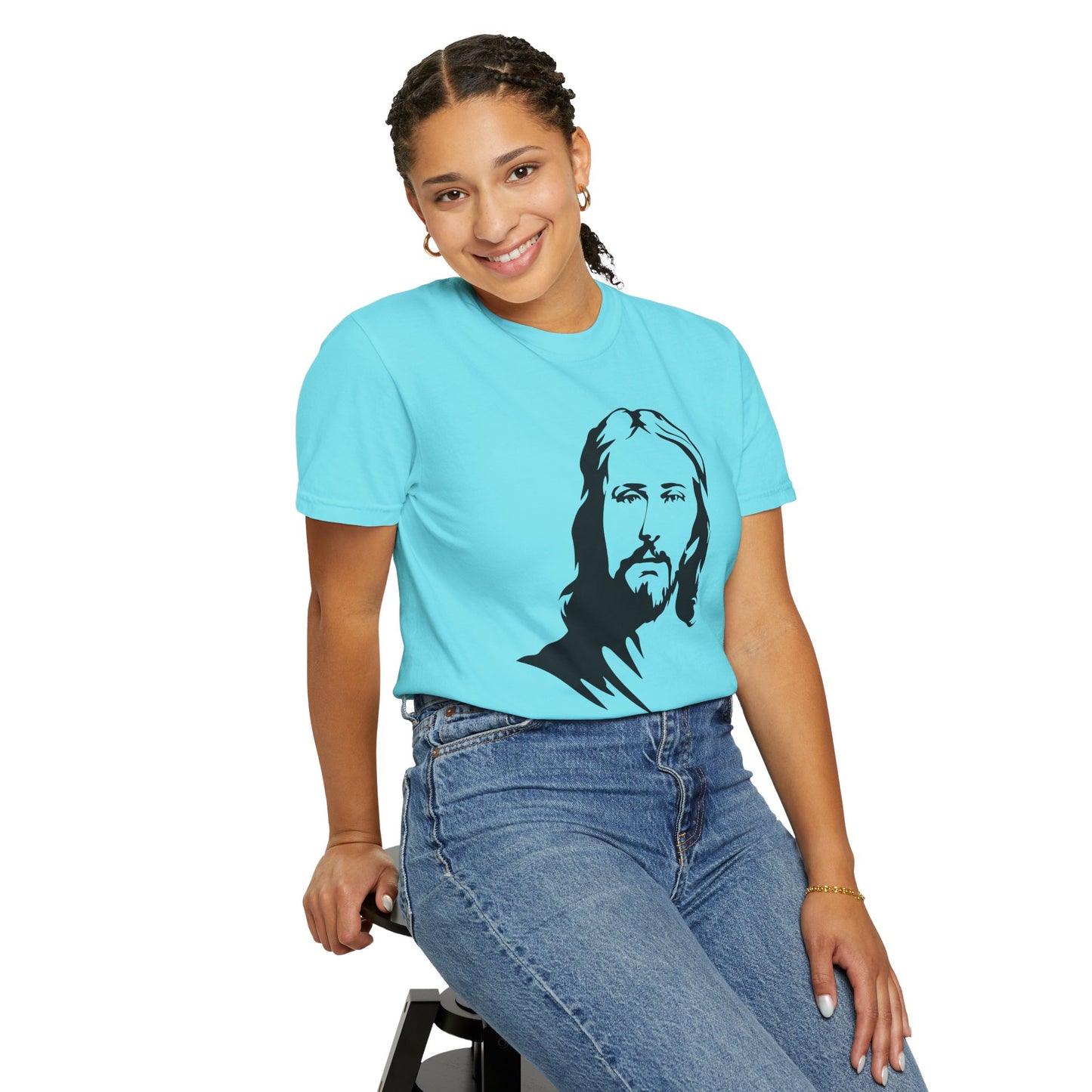 Jesus Portrait T-Shirt — Inspirational Christian Faith Tee