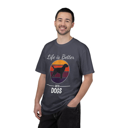 Life is Better With Dogs - T-Shirt